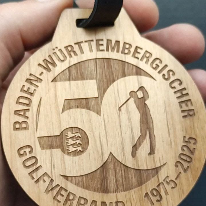 Holz Golf Bagtag von clubtags BWGV