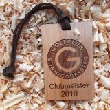 Personalisiertes Holz-Bagtag, verschiedene Farben