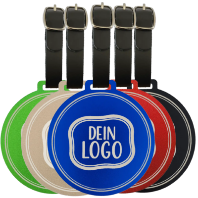 Golf Bag Tag aus Metall mit Lasergravur