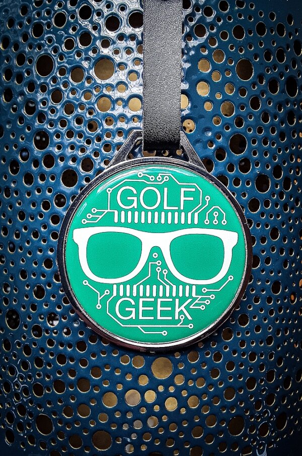 Metall Golf Bag Tag with Domed Logo