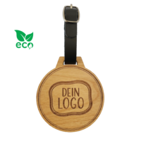 Holz Bagtag Golftaschenanhänger mit Logo aus Holz clubtags