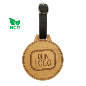 Holz Bagtag Golftaschenanhänger mit Logo aus Holz clubtags