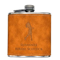 Flachmann mit Gravur Birdie Schluck