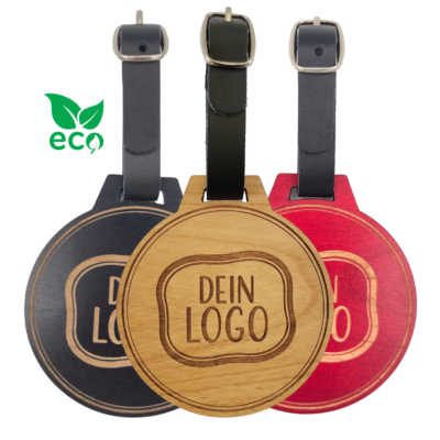 Golf Bagtags aus Holz von clubtags mit Logo
