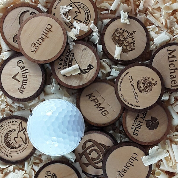 Wooden Ballmarker