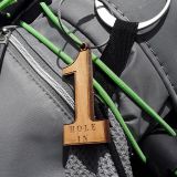 Hole In One - Bagtag aus Holz