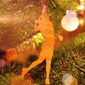 Weihnachtsbaumschmuck für Golfer und Golfclubs