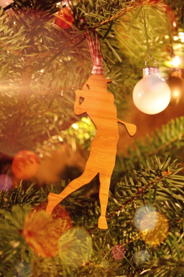 Weihnachtsbaumschmuck für Golfer und Golfclubs