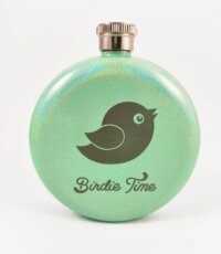Flachmann mint mit Bird