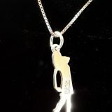 Golfschmuck Halskette Golferin 925er Silber