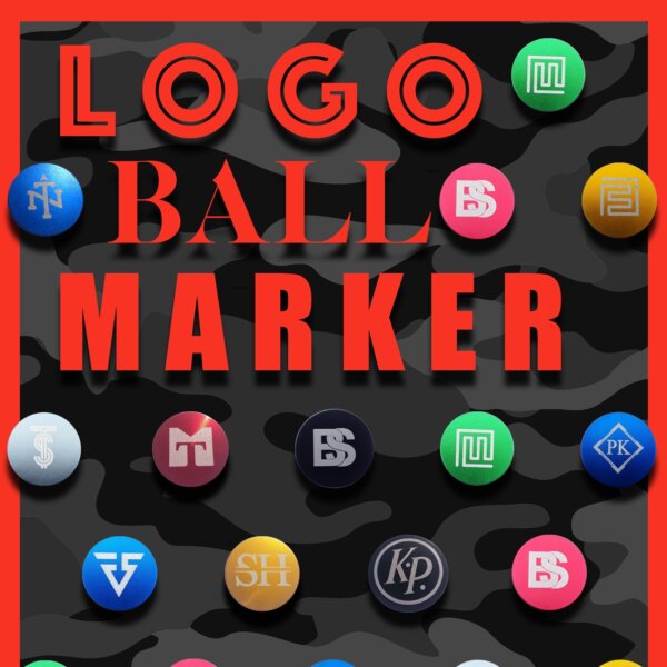 clubtags Ballmarker Metall personalisiert mit Logo