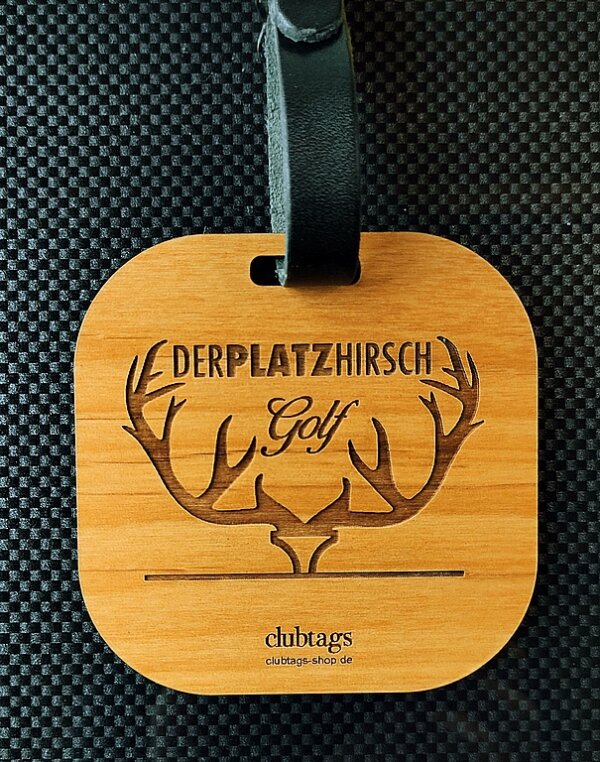 Personalized Wooden Bag Tag