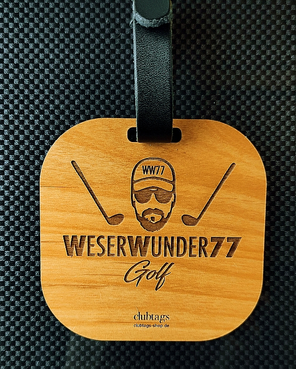 Personalized Wooden Bag Tag
