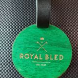 Personalisiertes Holz-Bagtag, verschiedene Farben