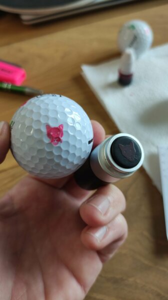 Golfballstempel clubtags