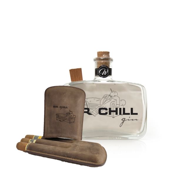 Gin und Zigarren Geschenkset personalisiert