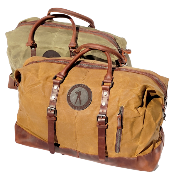 Weekender Reisetasche personalisiert Waxed Canvas