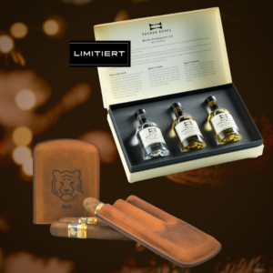limitiertes Geschenkset Whisky Zigarren Zigarrenetui