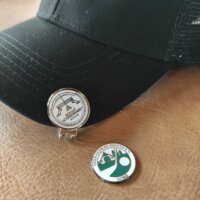 Hatclip für Ballmarker aus Metall, für Golfcap