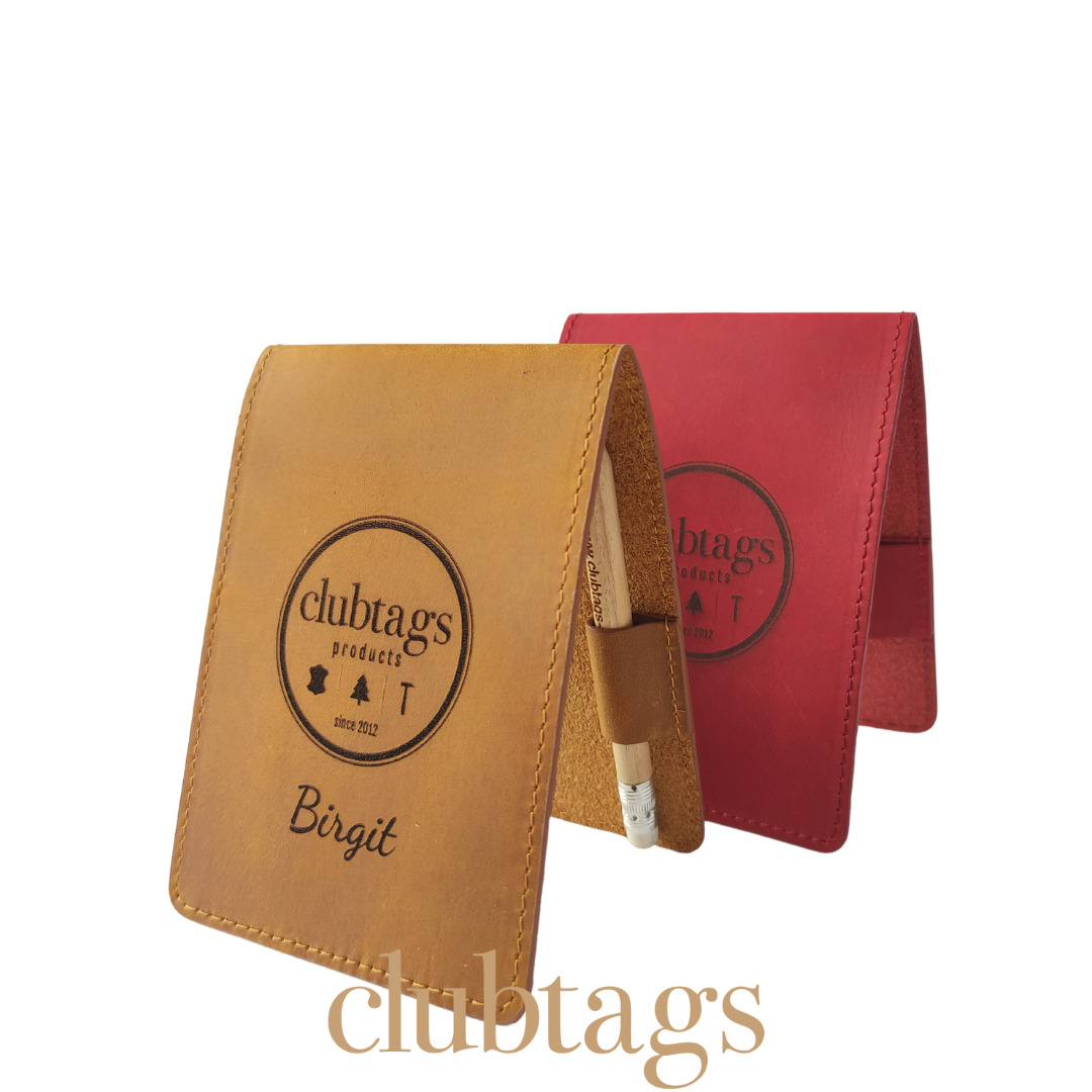 Personalisierte Leder-Scorekartenmappe | Mini – Bild 3