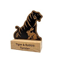 Tiger & Rabbit Pokal Holz