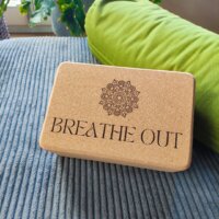 clubtags personalisierbarer Yoga Block aus Kork