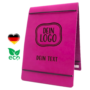 Scorekartenmappe Leder magenta pink berry