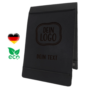Scorekartenmappe Leder schwarz