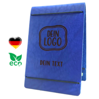 Scorekartenmappe Leder blau