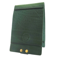 Scorekartenmappe Leder Masters Green personalisiert hinten