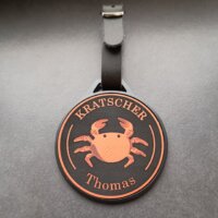 Kratscher Golf Bagtag Kitzeberg clubtags Krabbe