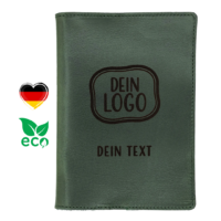 Golf Scorekartenhalter Leder grün