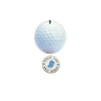 Golf Ballmarker Metall clubtags Birdie Time
