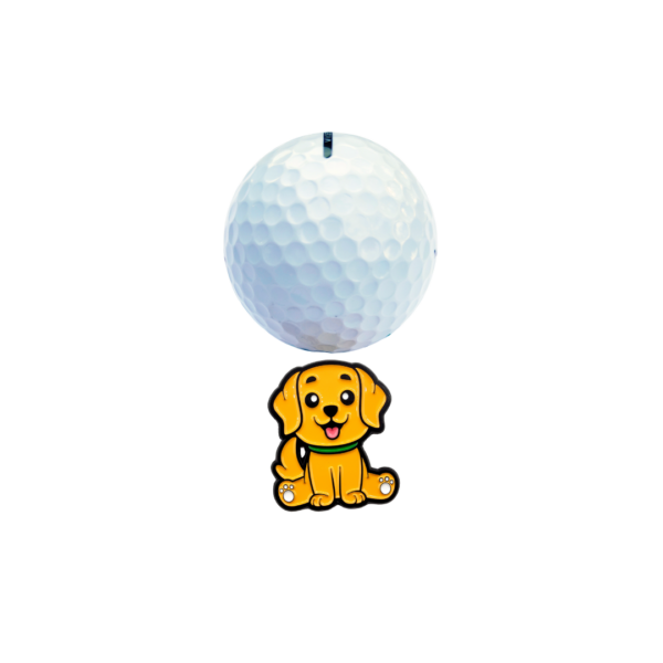 clubtags Golf Ballmarker aus Metall Hund