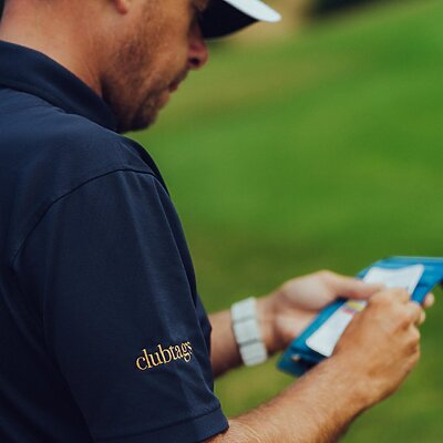 Personalisierte Scorekartenmappe aus Leder von clubtags