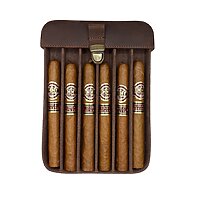 Zigarrenreiseetui Leder mit Monogramm