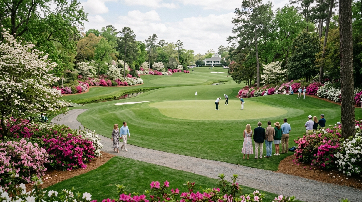 Azaleen am Championship-Kurs