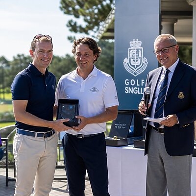 Siegerehrung beim Golfturnier