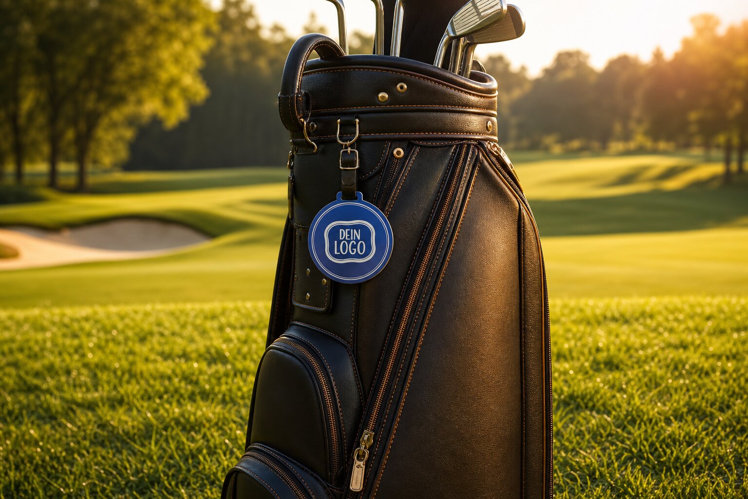 Golfbag mit Bag Tag